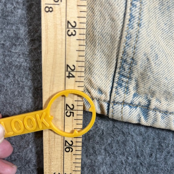 We The Free Moxie Low Slung Pull On Barrel Jeans Tan Acid Wash 31 Fits 37x25 Y2K - Picture 8 of 8